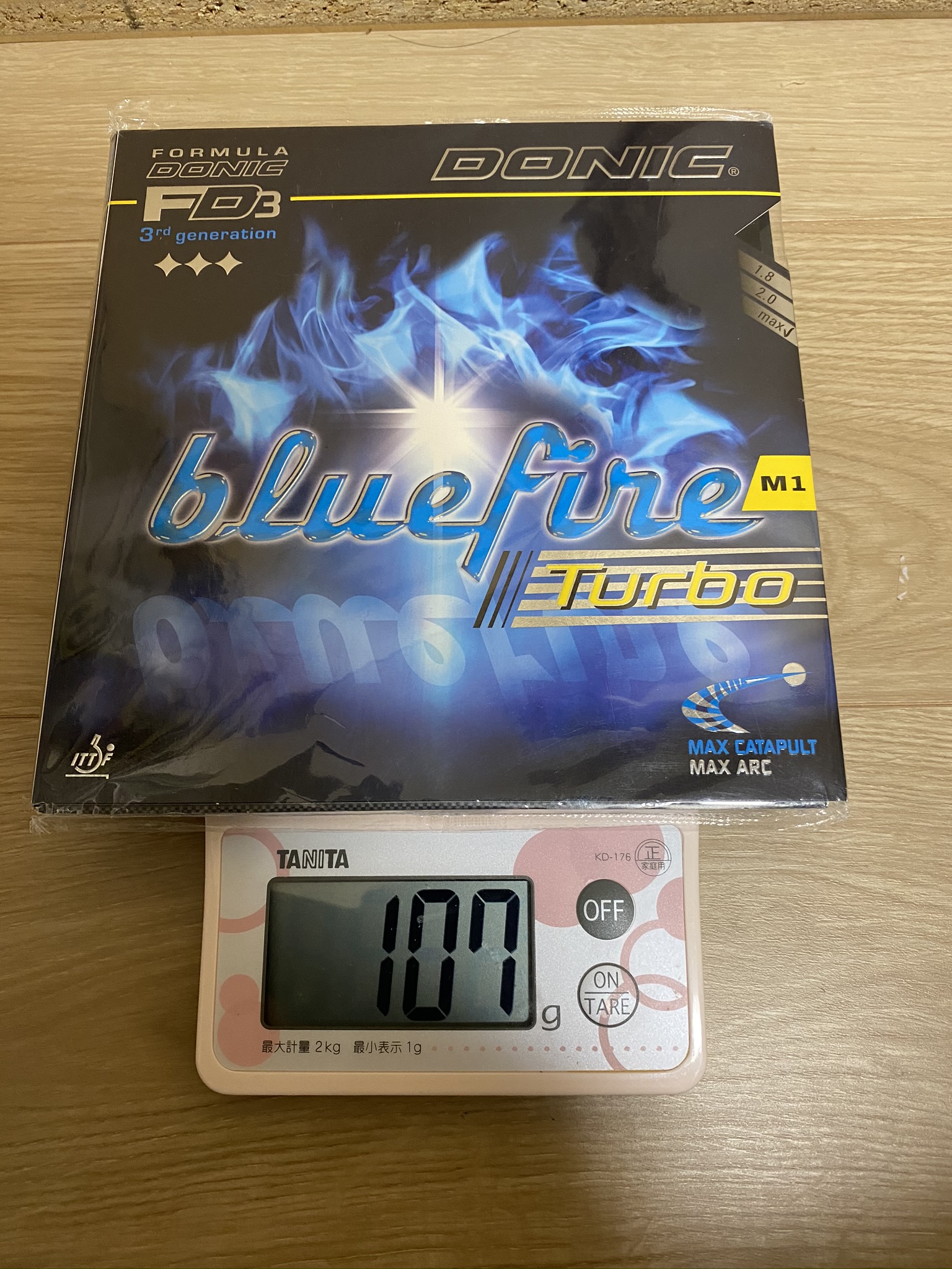 レビュー Blue Fire M1 Turbo | 理系卓人katsuo000の卓球漬けの日々 