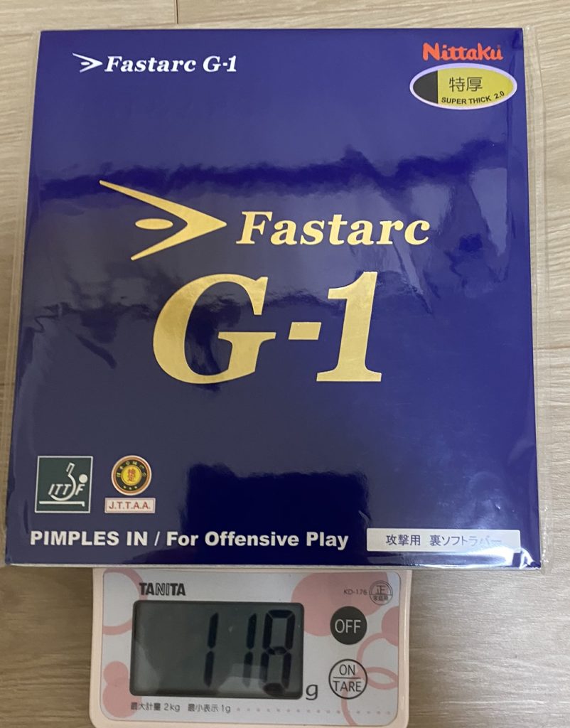 レビュー Fastarc G-1（ファスタークG-1） | 理系卓人katsuo000の卓球漬けの日々 Katsuo's TT Days