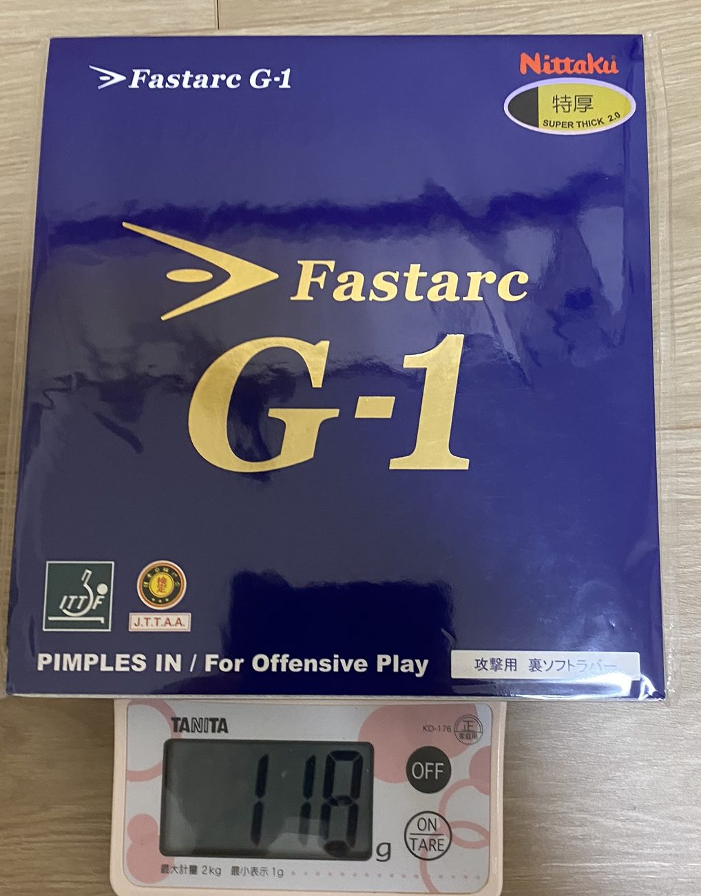 レビュー Fastarc G-1（ファスタークG-1） | 理系卓人katsuo000の卓球 