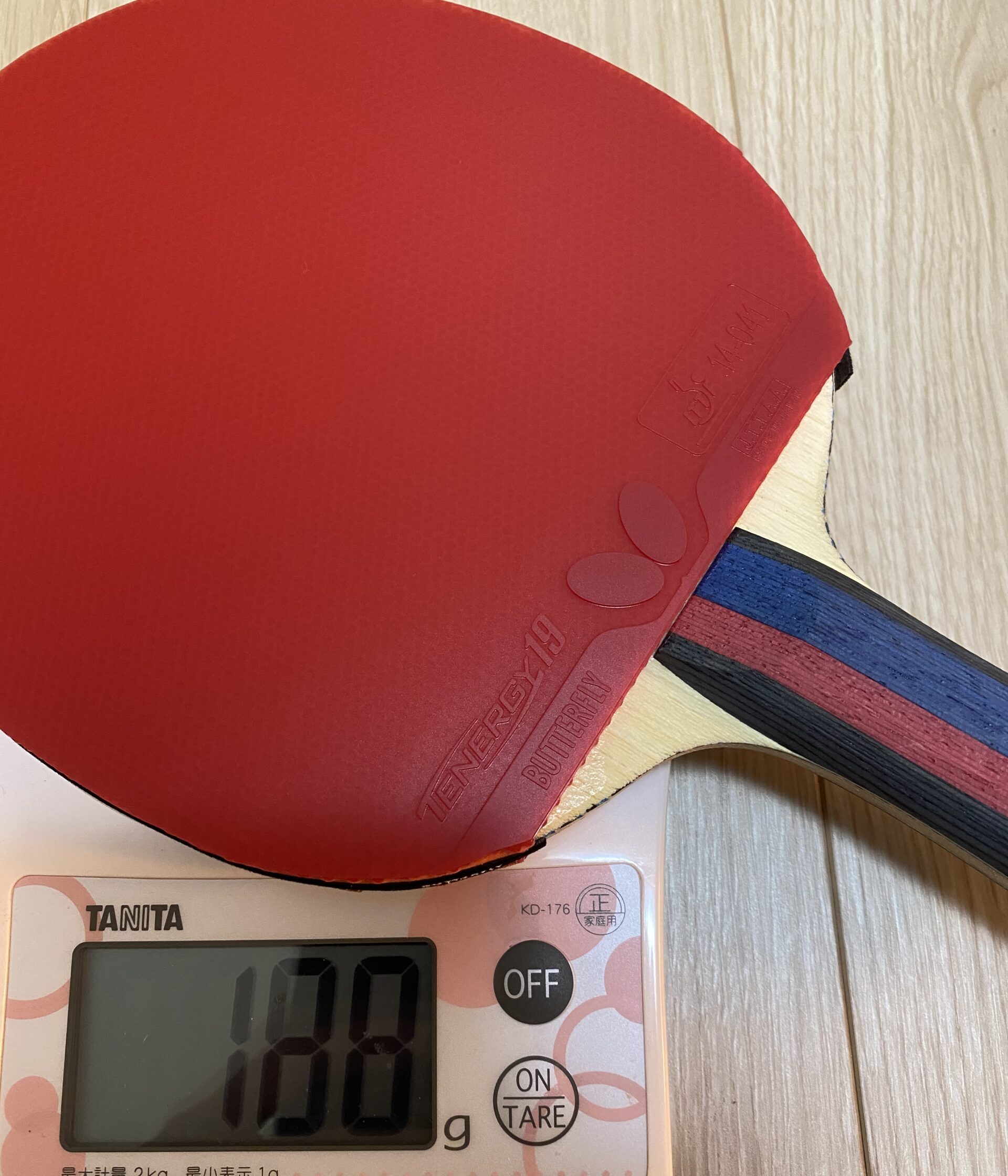 卓球ラバー テナジー80 赤 特厚 レッド - スポーツ