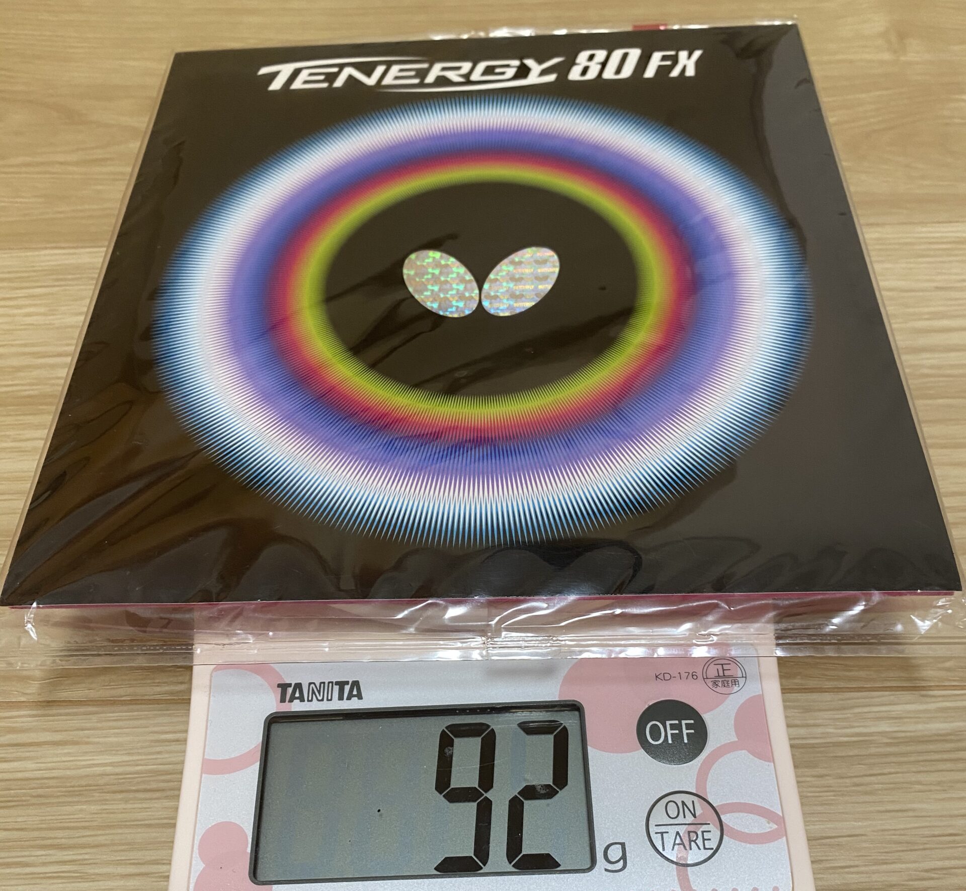 レビュー Tenergy 80 FX（テナジー80FX） | 理系卓人katsuo000の卓球 