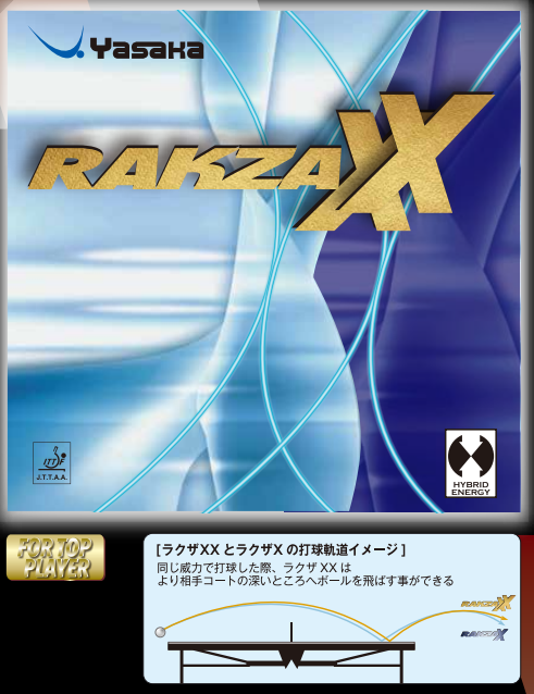 レビュー Rakza XX (ラクザダブルX) | 理系卓人katsuo000の卓球漬けの 